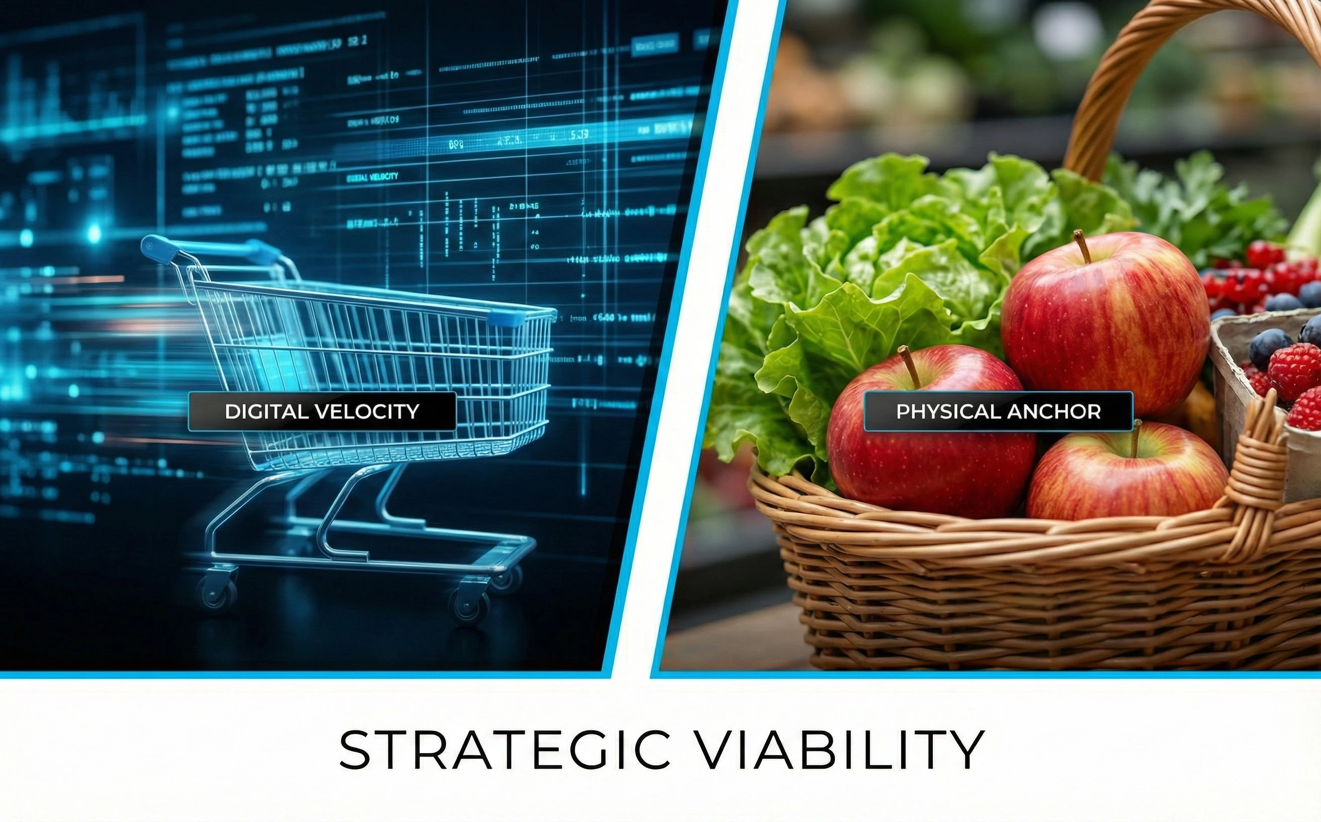 Digital Velocity vs Physical Anchor - Strategic Viability for Independent Grocers